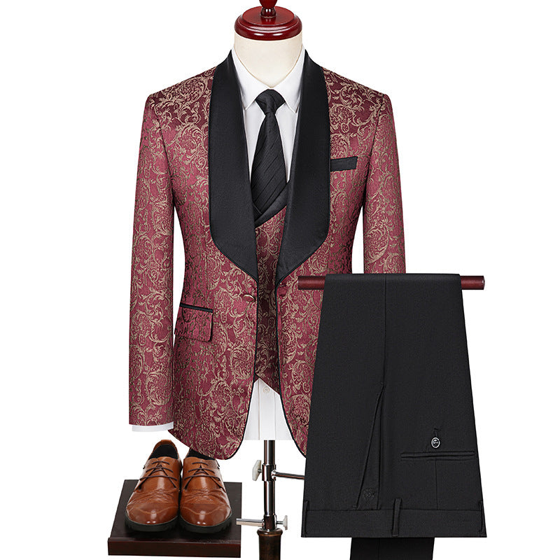 Men's Jacquard Suit