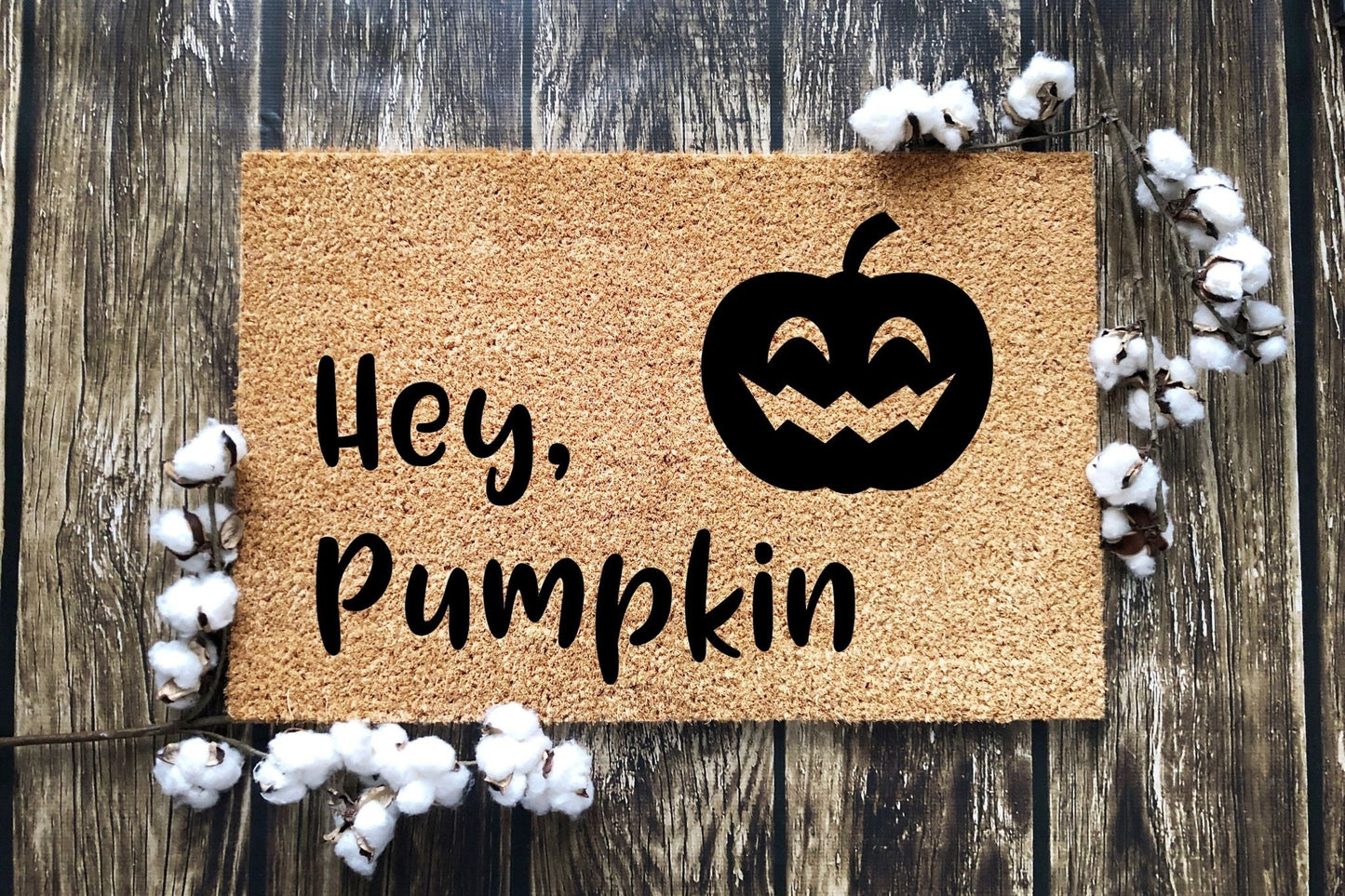 Hey, Pumpkin doormat