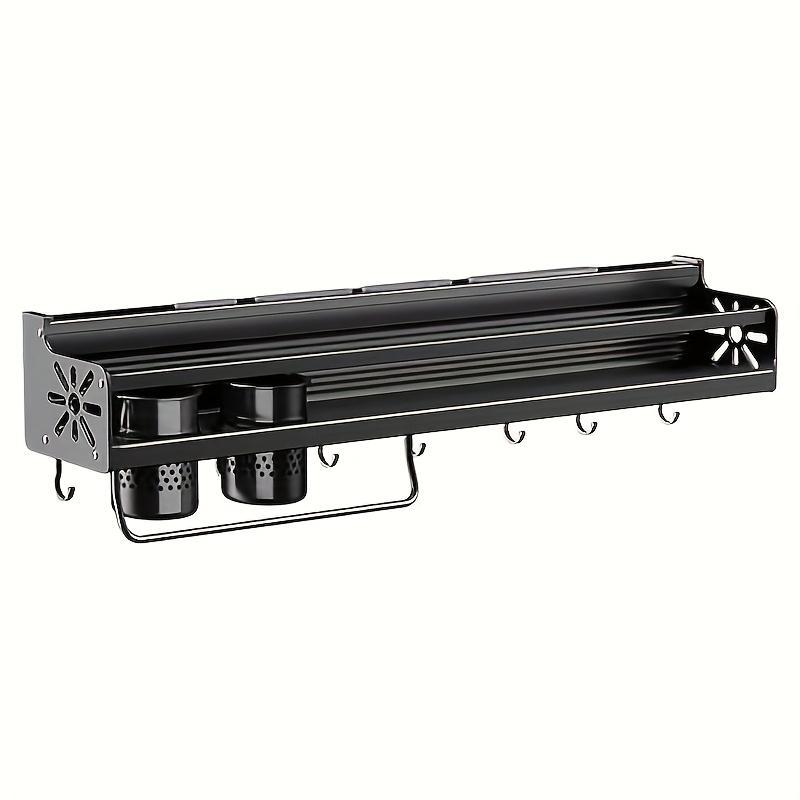 Wall Mounted Cutlery Rack and Camping Kitchen Rack with Spice Rack