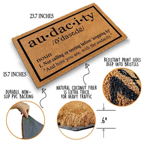 Welcome Doormat, Non-Slip Durable Outdoor Mat