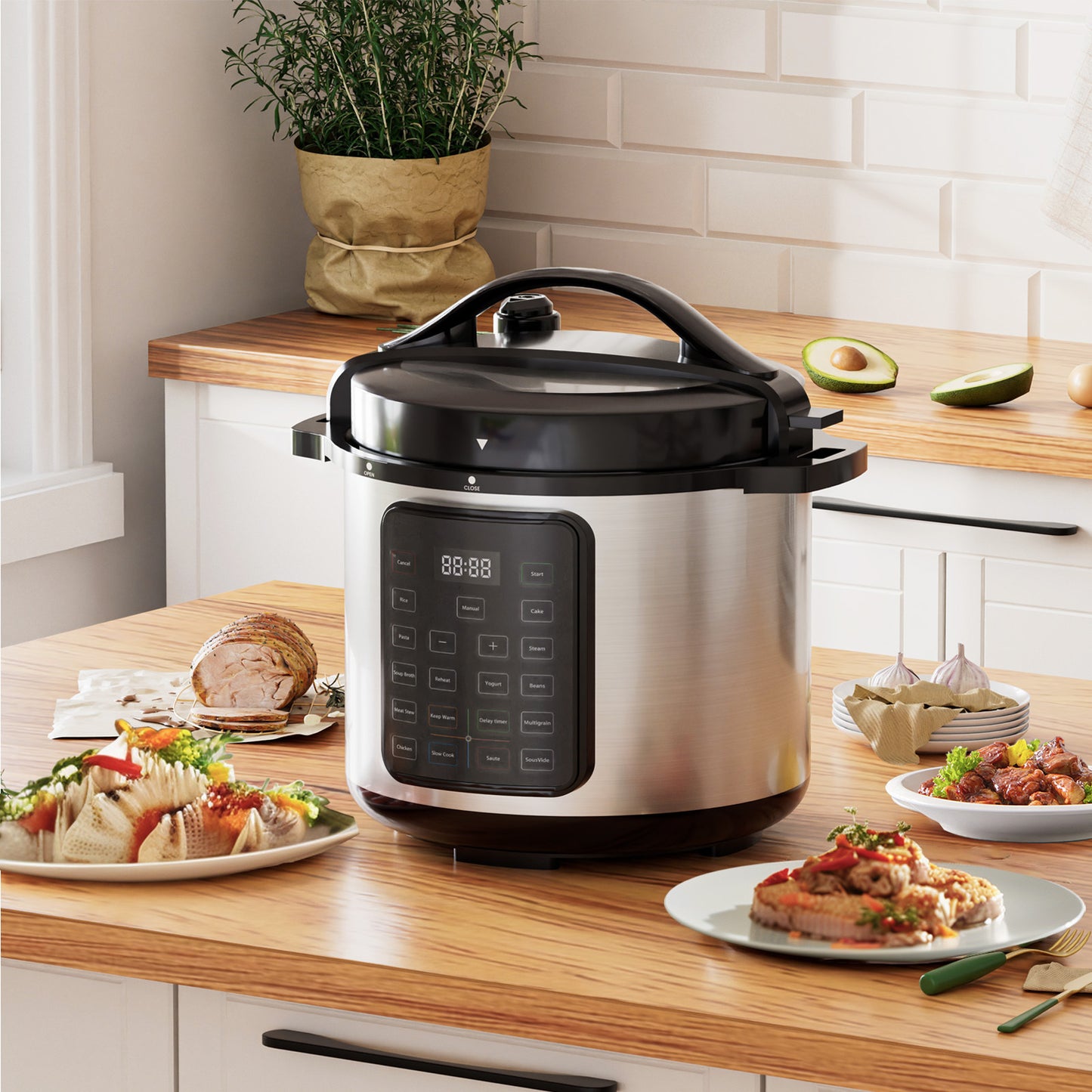 9 In 1 Electric Pressure Cooker,