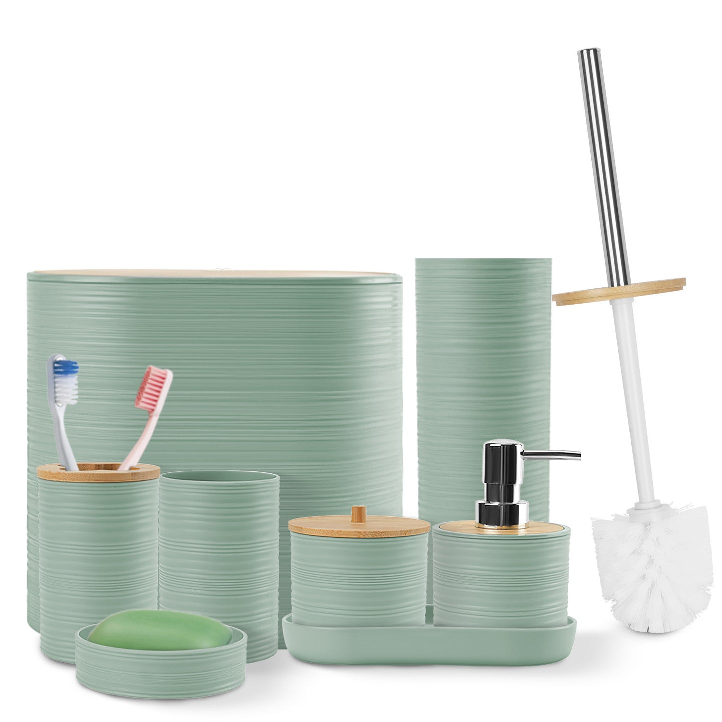 8Pcs Bathroom Accessories Set