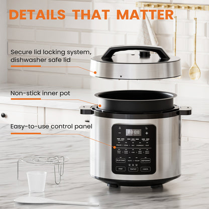 9 In 1 Electric Pressure Cooker,