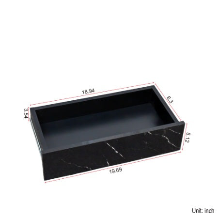 6.93IN High LED Coffee Table, Modern Coffee Table