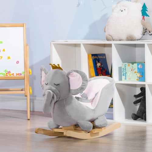 Elephant Rocking Chair Toddler Rocker With Sound