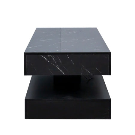 6.93IN High LED Coffee Table, Modern Coffee Table