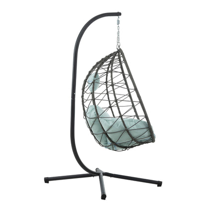 Swing Chair Patio Wicker Hanging Egg Chair Hanging Basket Chair