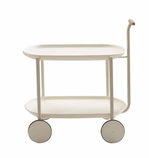 Minimalist Style Coffee Table Storage Cart Double-layer Modern Sofa Side Bedroom Leisure