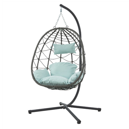 Swing Chair Patio Wicker Hanging Egg Chair Hanging Basket Chair