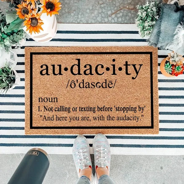 Welcome Doormat, Non-Slip Durable Outdoor Mat