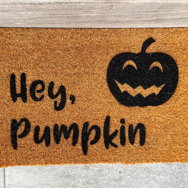 Hey, Pumpkin doormat