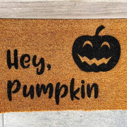 Hey, Pumpkin doormat