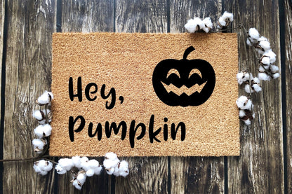 Hey, Pumpkin doormat