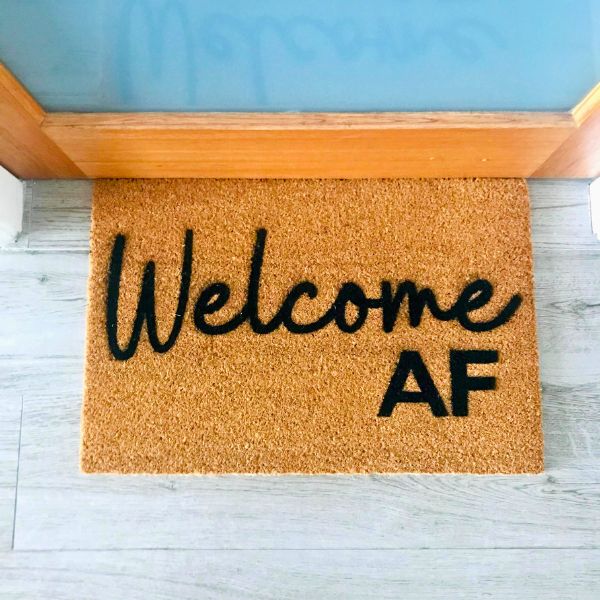 Welcome AF Doormat