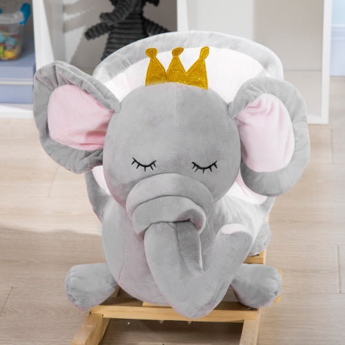 Elephant Rocking Chair Toddler Rocker With Sound