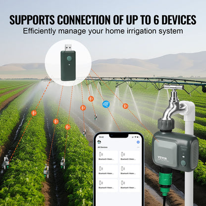 WiFi Sprinkler Timer, Single Outlet, Smart Hose Faucet Water Timer