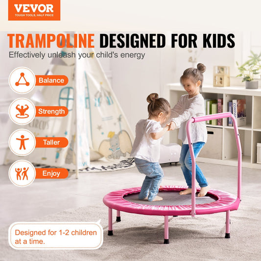 Trampoline For Kids Foldable Mini Toddler Trampoline Indoor Outdoor