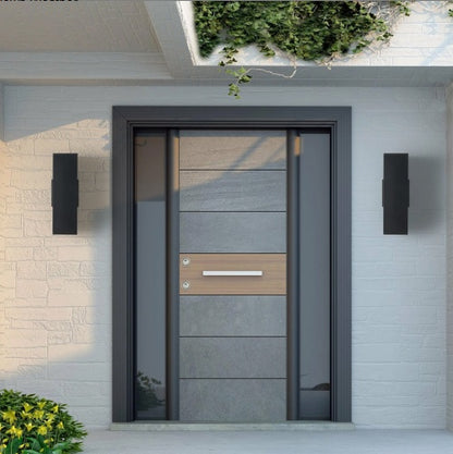 2-Pack Outdoor Wall Sconce, Modern Up and Down Weatherproof Wall Light