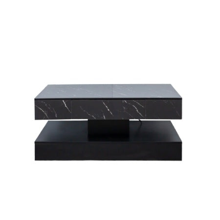 6.93IN High LED Coffee Table, Modern Coffee Table
