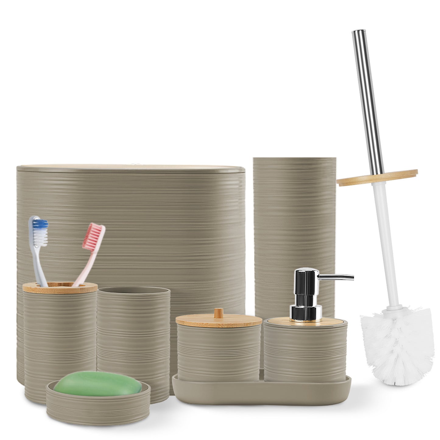 8Pcs Bathroom Accessories Set